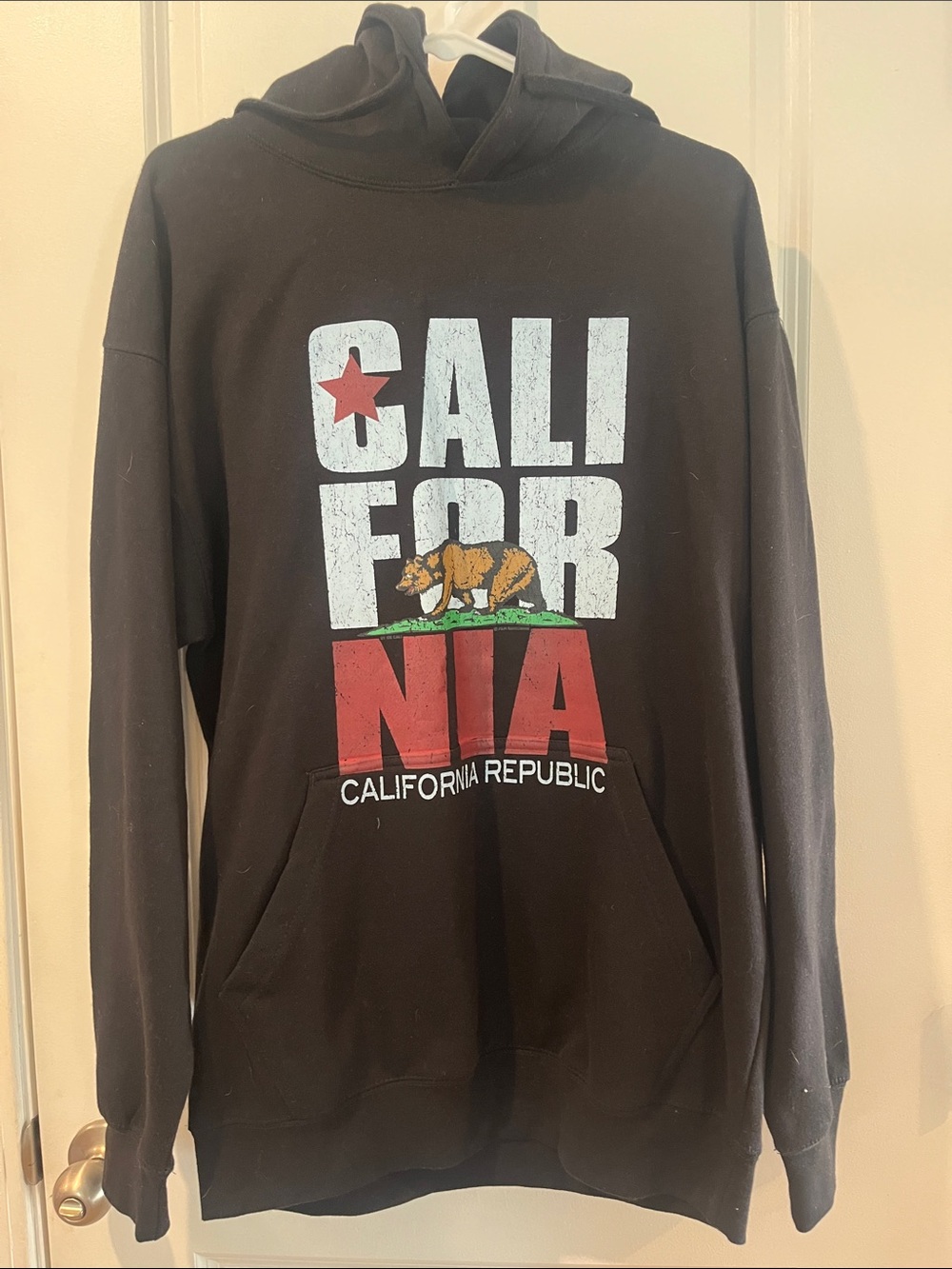 California Republic Black Graphic Hoodie - Men